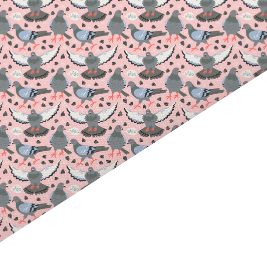 Pigeon Canvas And Felt Backed Fabric - SKU N1