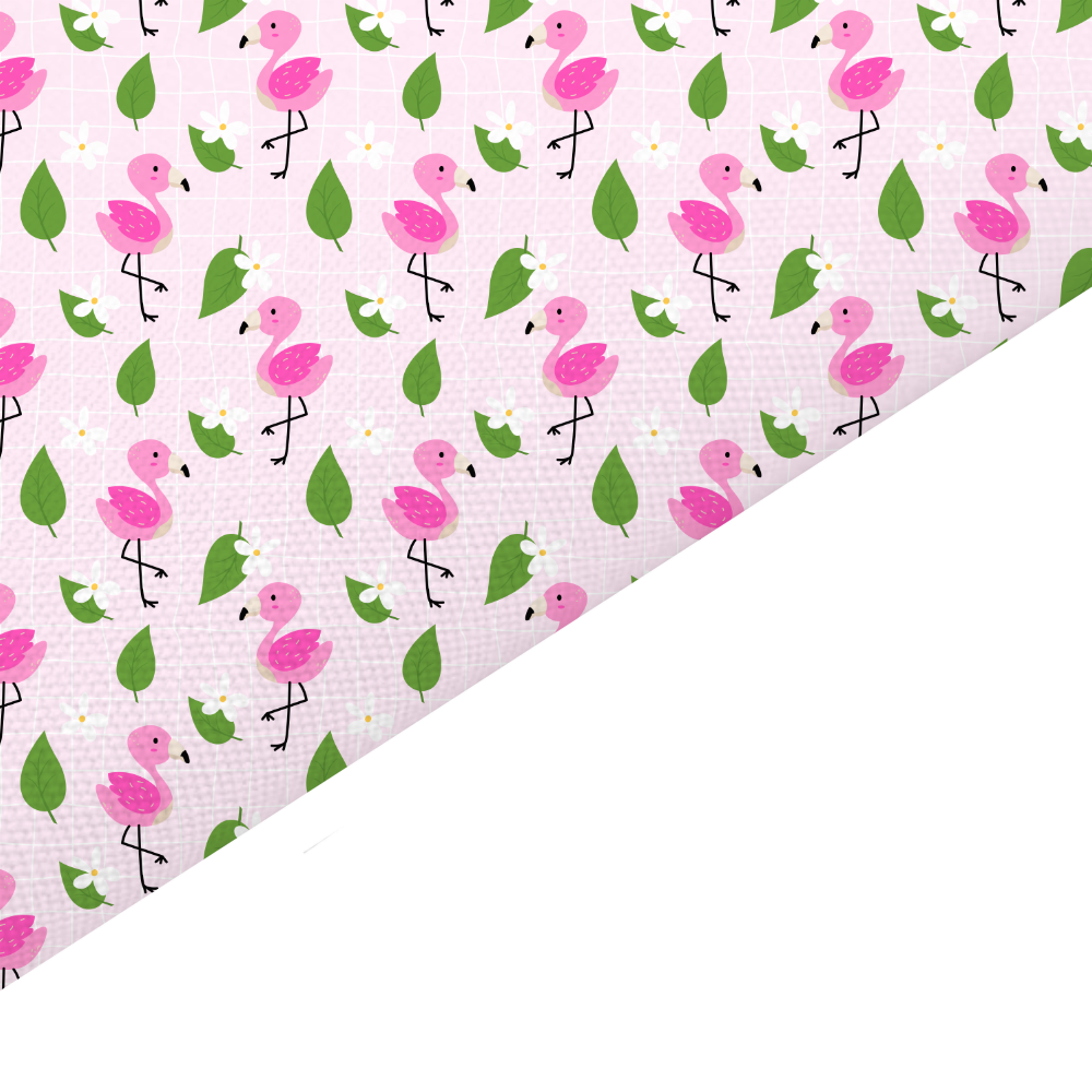 Flamingo Canvas And Felt Backed Fabric - SKU M99
