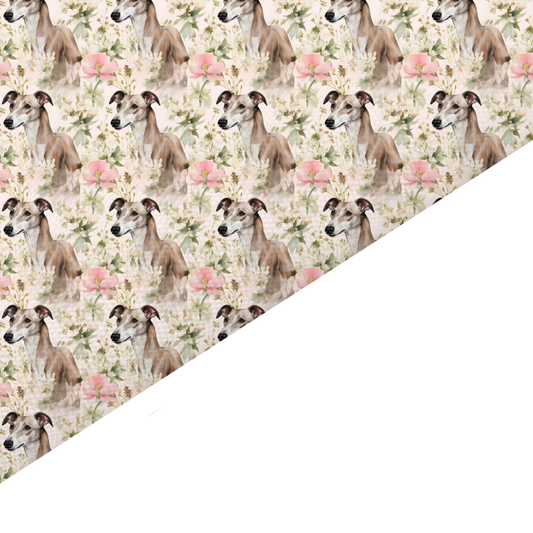 Greyhound Canvas And Felt Backed Fabric - SKU O21