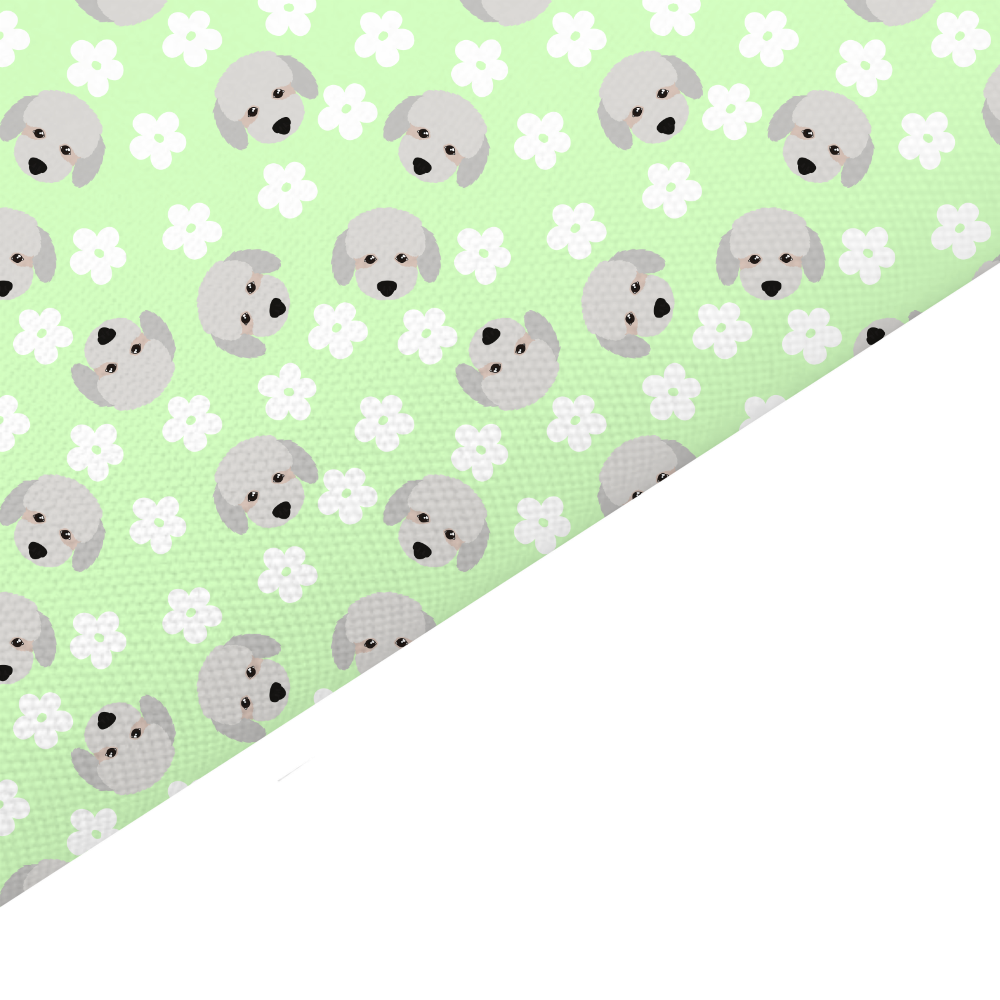 Poodle Canvas And Felt Backed Fabric - SKU O50