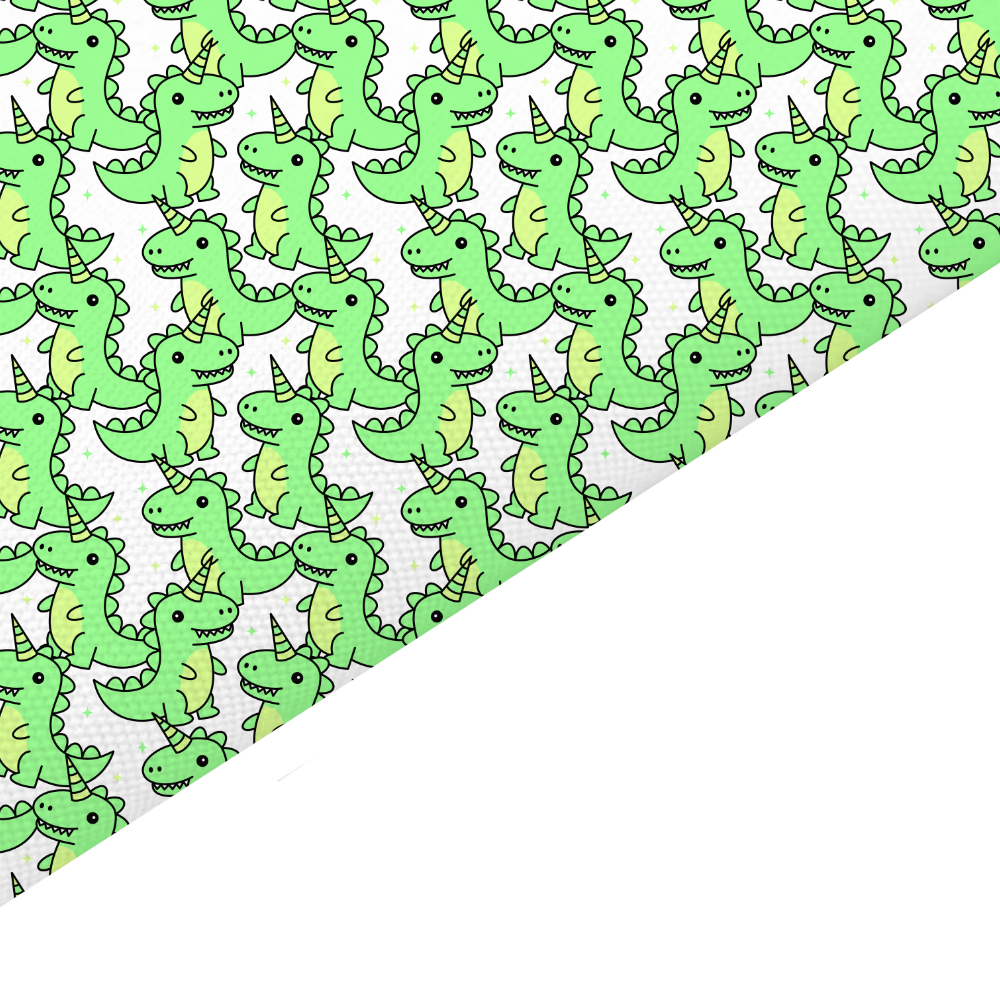 Dinocorn Canvas And Felt Backed Fabric - SKU P23