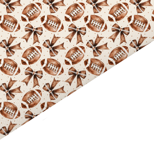American Football Canvas And Felt Backed Fabric - SKU P43