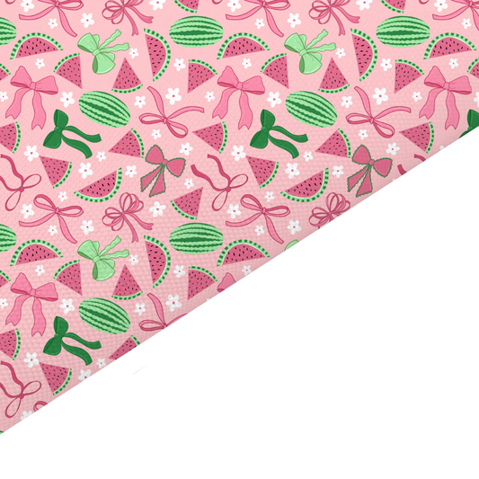 Watermelon Canvas And Felt Backed Fabric - SKU P56