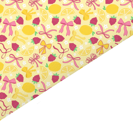 Lemon Canvas And Felt Backed Fabric - SKU P52