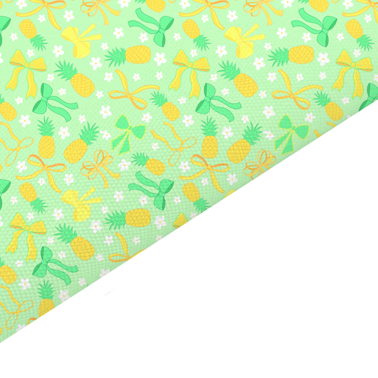 Pineapple Canvas And Felt Backed Fabric - SKU P51