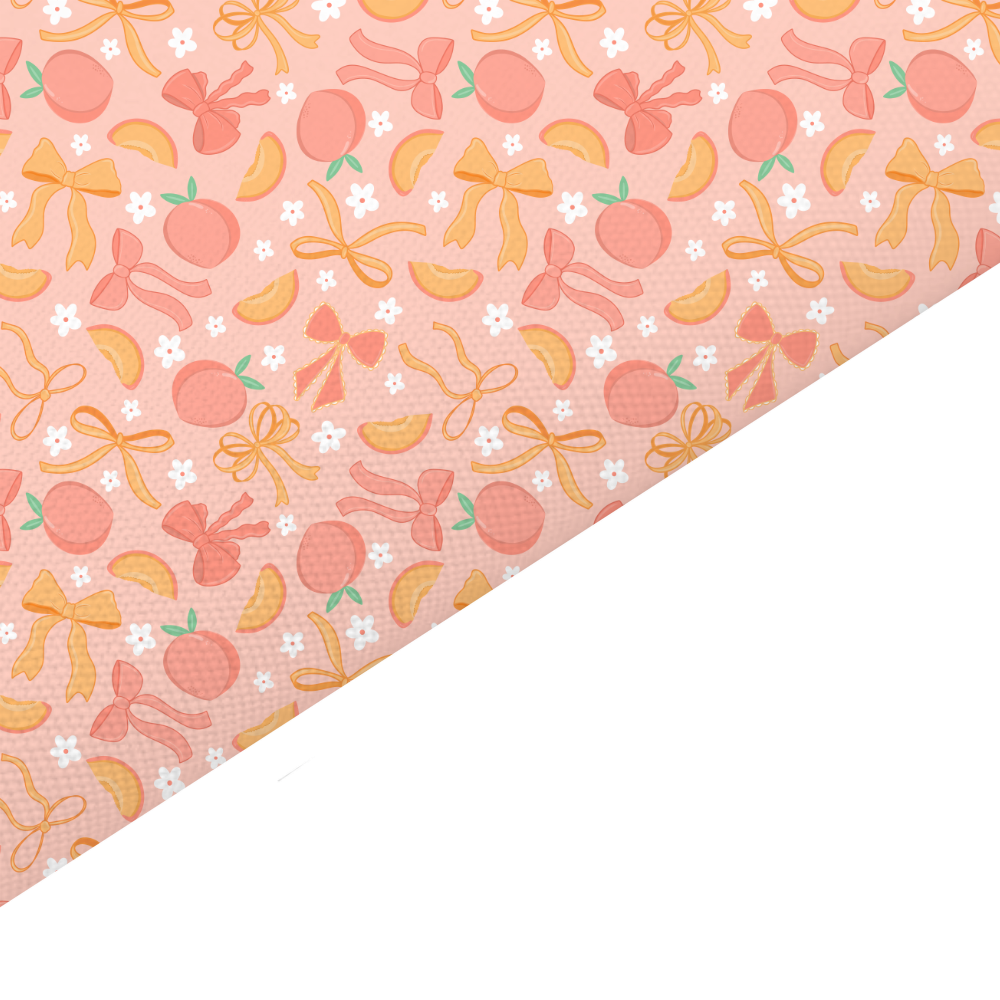 Peach Canvas And Felt Backed Fabric - SKU P50