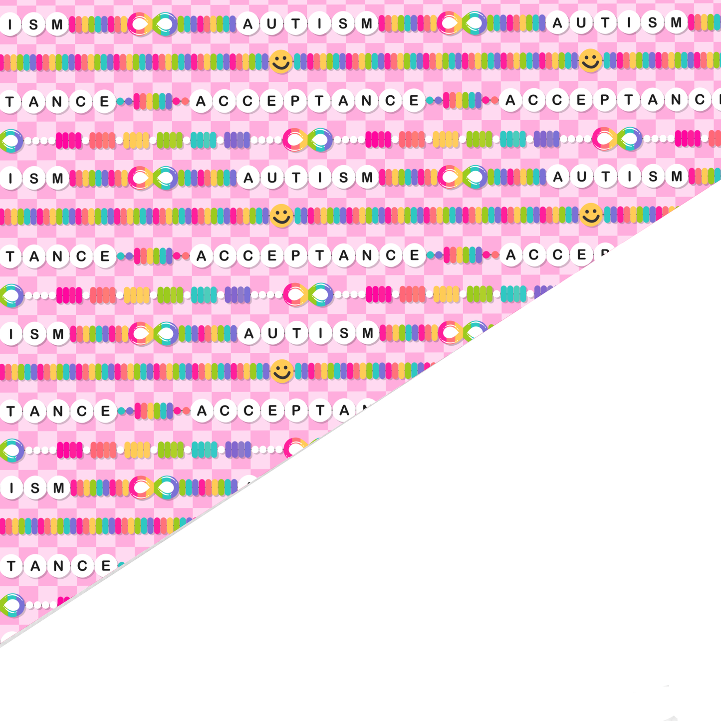 Autism Acceptance Canvas And Felt Backed Fabric - SKU Q26