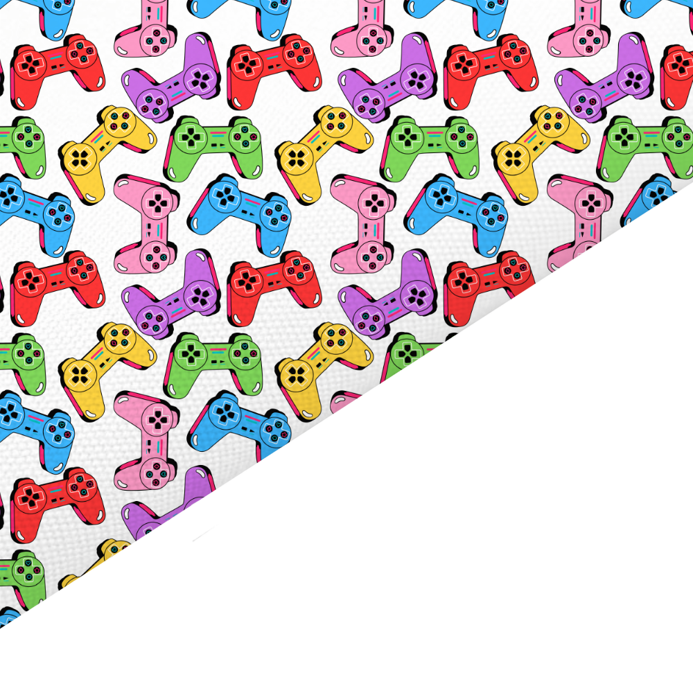 Gaming Console Canvas And Felt Backed Fabric - SKU B76