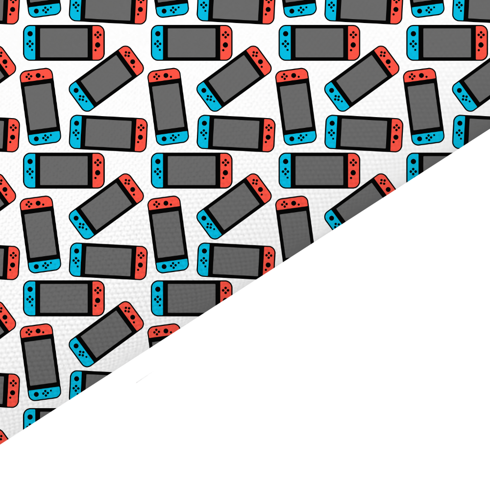 Gaming Console Canvas And Felt Backed Fabric - SKU B77