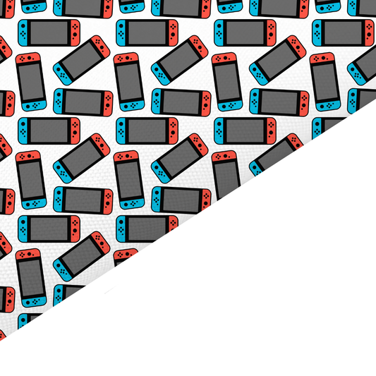 Gaming Console Canvas And Felt Backed Fabric - SKU B77