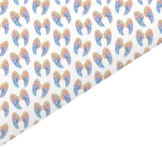 Angel Wings Canvas And Felt Backed Fabric - SKU C69